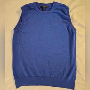 J.Crew Blue Sleeveless Sweater